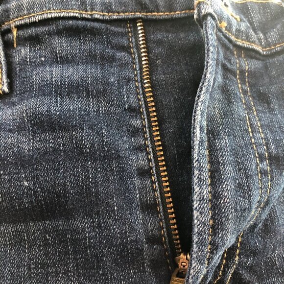 Madewell Dark Wash Straight Leg Jeans Size 33 X 30 - Picture 7 of 8